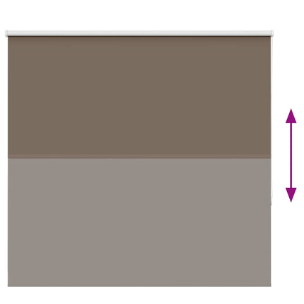 Mörkläggningsgardin kaffe 165x150 cm tyg bredd 161,6 cm