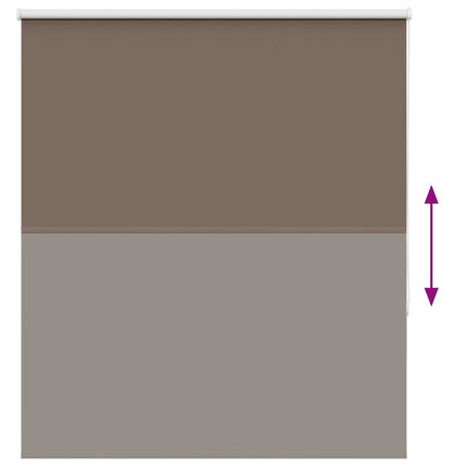 Mörkläggningsgardin kaffe 135x175 cm tyg bredd 131,6 cm