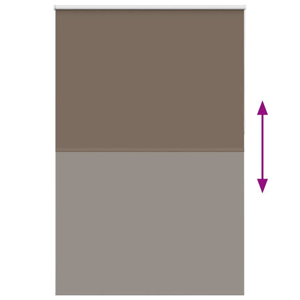 Mörkläggningsgardin kaffe 150x210 cm tyg bredd 146,6 cm