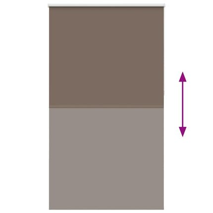 Mörkläggningsgardin kaffe 135x230 cm tyg bredd 131,6 cm