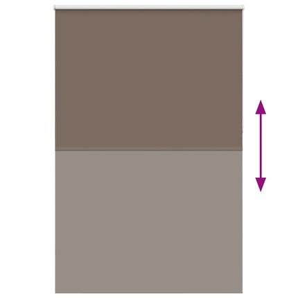 Mörkläggningsgardin kaffe 150x230 cm tyg bredd 146,6 cm