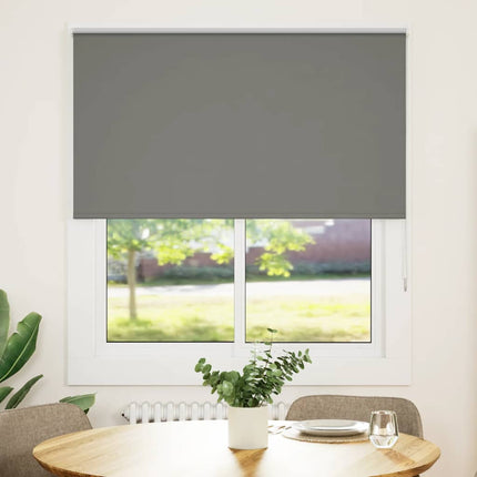 Rullgardin mörkläggning grå 140x130 cm tyg bredd 136,6 cm