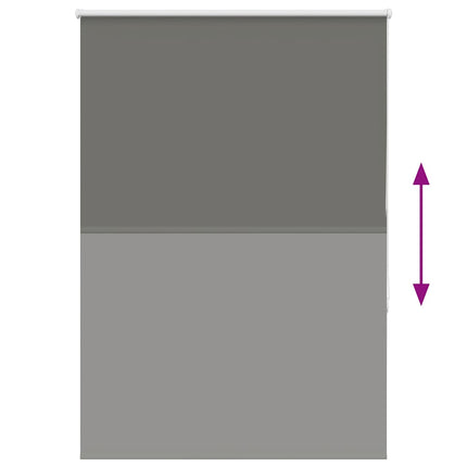 Rullgardin mörkläggning grå 105x175 cm tyg bredd 100,7 cm