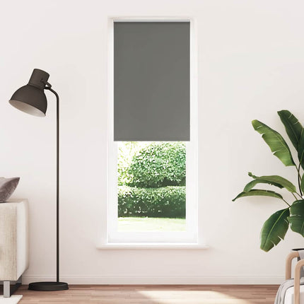 Rullgardin mörkläggning grå 80x210 cm tyg bredd 75,7 cm