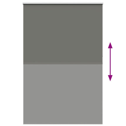 Rullgardin mörkläggning grå 160x210 cm tyg bredd 156,6 cm