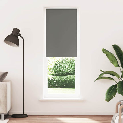 Rullgardin mörkläggning grå 85x230 cm tyg bredd 80,7 cm