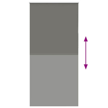 Rullgardin mörkläggning grå 90x230 cm tyg bredd 85,7 cm
