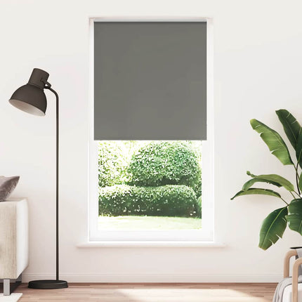 Rullgardin mörkläggning grå 100x230 cm tyg bredd 95,7 cm