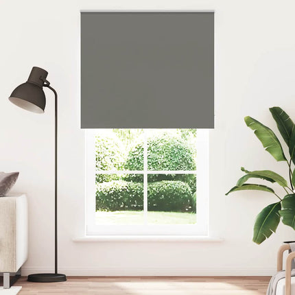 Rullgardin mörkläggning grå 135x230 cm tyg bredd 131,6 cm