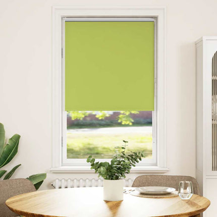Rullgardin mörkläggning blad grön 80x130 cm tyg bredd 75,7 cm
