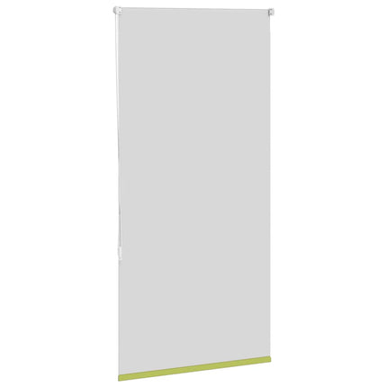 Rullgardin mörkläggning blad grön 85x130 cm tyg bredd 80,7 cm