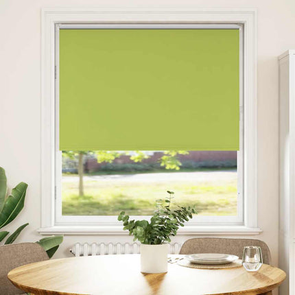 Rullgardin mörkläggning blad grön 115x130 cm tyg bredd 110,7 cm