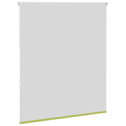 Rullgardin mörkläggning blad grön 125x130 cm tyg bredd 121,6 cm