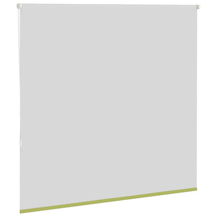 Rullgardin mörkläggning blad grön 150x130 cm tyg bredd 146,6 cm