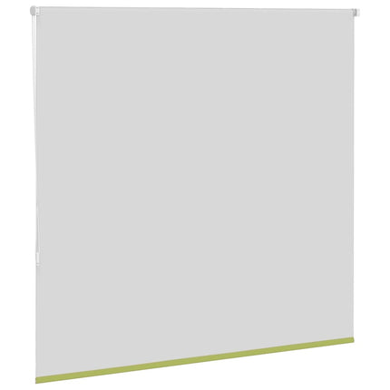 Rullgardin mörkläggning blad grön 155x130 cm tyg bredd 151,6 cm