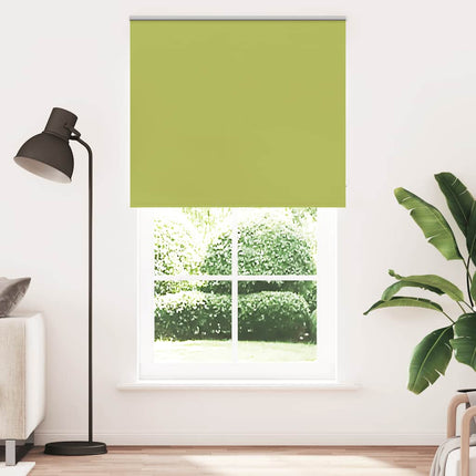 Rullgardin mörkläggning blad grön 135x230 cm tyg bredd 131,6 cm