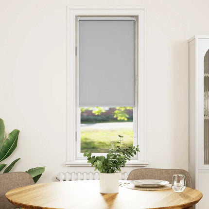Rullgardin mörkläggning ljusgrå 60x130 cm tyg bredd 55,7 cm