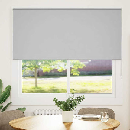 Rullgardin mörkläggning ljusgrå 145x130 cm tyg bredd 141,6 cm