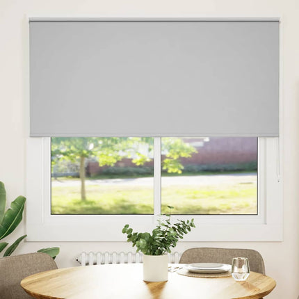Rullgardin mörkläggning ljusgrå 155x130 cm tyg bredd 151,6 cm