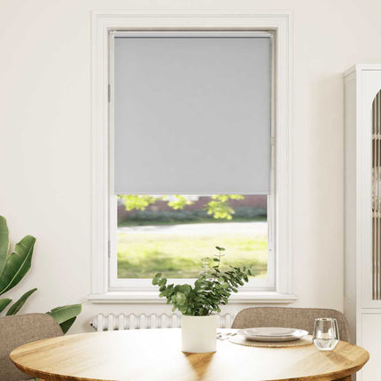 Rullgardin mörkläggning ljusgrå 80x150 cm tyg bredd 75,7 cm