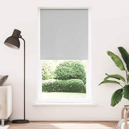 Rullgardin mörkläggning ljusgrå 110x210 cm tyg bredd 105,7 cm