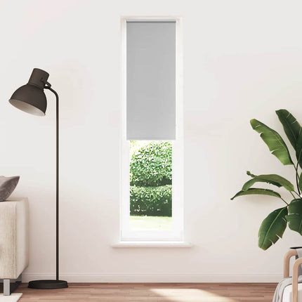 Rullgardin mörkläggning ljusgrå 50x230 cm tyg bredd 45,7 cm