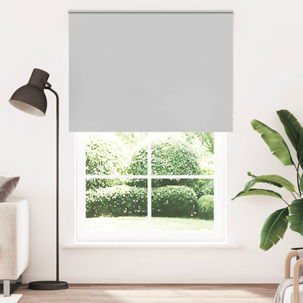 Rullgardin mörkläggning ljusgrå 160x230 cm tyg bredd 156,6 cm