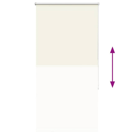 Rullgardin mörkläggning naturvit 70x130 cm tyg bredd 65,7 cm
