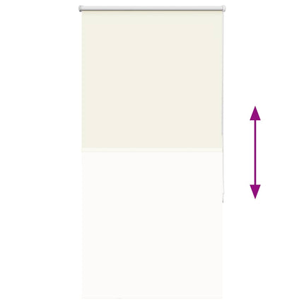 Rullgardin mörkläggning naturvit 75x130 cm tygbredd 70,7 cm