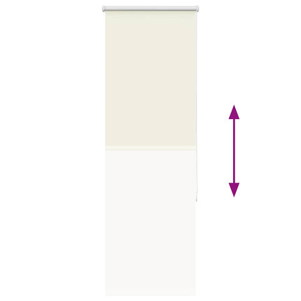 Rullgardin mörkläggning naturvit 45x150 cm tyg bredd 40,7 cm