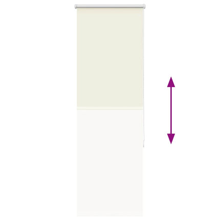 Rullgardin mörkläggning naturvit 40x175 cm tyg bredd 35,7 cm