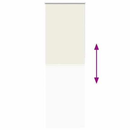 Rullgardin mörkläggning naturvit 65x210 cm tyg bredd 60,7 cm