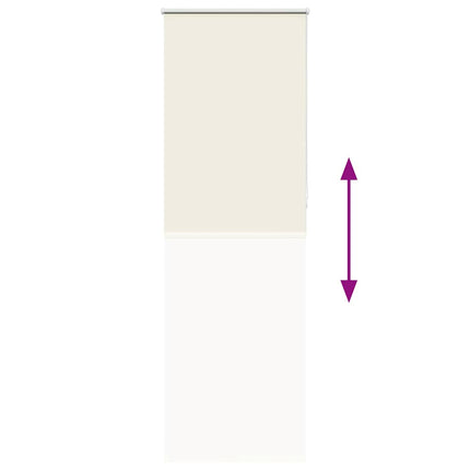 Rullgardin mörkläggning naturvit 80x230 cm tygbredd 75,7 cm