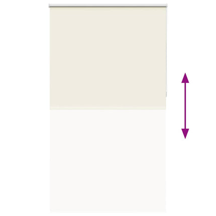 Rullgardin mörkläggning naturvit 125x230 cm tyg bredd 121,6 cm