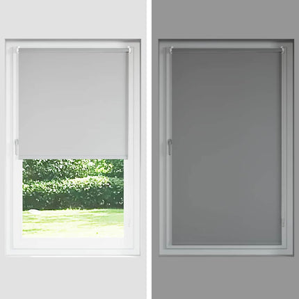 Rullgardin mörkläggning naturvit 130x230 cm tygbredd 126,6 cm