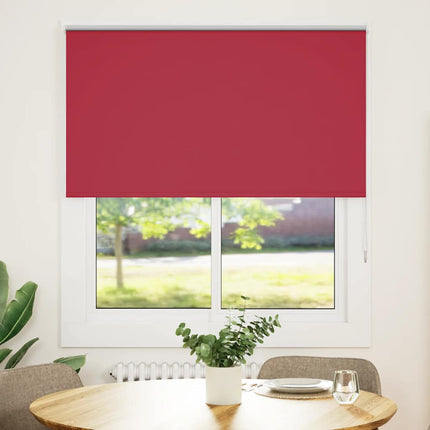 Rullgardin mörkläggningsröd 140x150 cm tyg bredd 136,6 cm