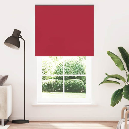 Rullgardin mörkläggningsröd 130x210 cm tyg bredd 126,6 cm