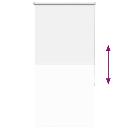 Rullgardin mörkläggning vit 75x130 cm tyg bredd 70,7 cm