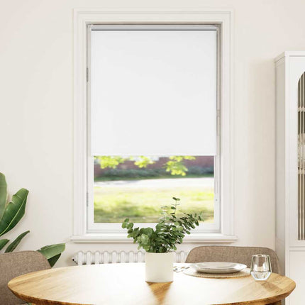 Rullgardin mörkläggningsgardin vit 85x130 cm tygbredd 80,7 cm
