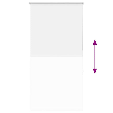 Rullgardin mörkläggning vit 80x150 cm tyg bredd 75,7 cm