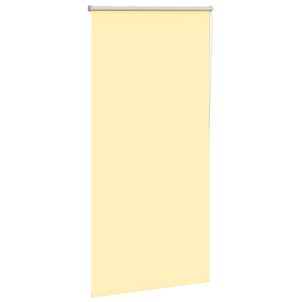 Rullgardin mörkläggningsgul 75x130 cm tyg bredd 70,7 cm