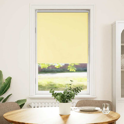 Rullgardin mörkläggningsgul 80x130 cm tygbredd 75,7 cm