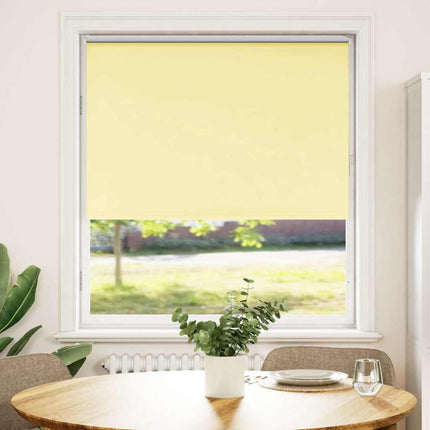 Rullgardin mörkläggningsgul 105x150 cm tyg bredd 100,7 cm
