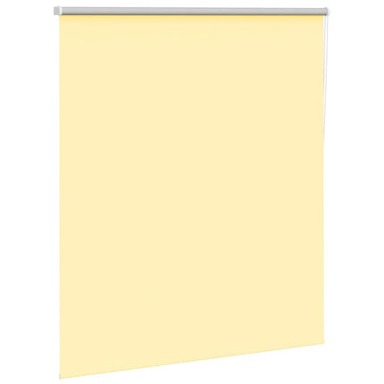 Rullgardin mörkläggningsgul 140x150 cm tyg bredd 136,6 cm