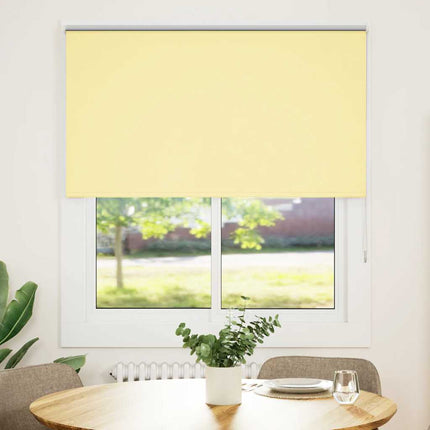 Rullgardin mörkläggningsgul 135x175 cm tyg bredd 131,6 cm