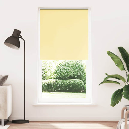 Rullgardin mörkläggningsgul 115x210 cm tyg bredd 110,7 cm