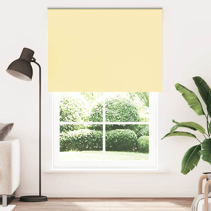 Rullgardin mörkläggningsgul 150x210 cm tyg bredd 146,6 cm