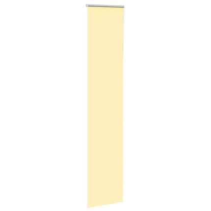 Rullgardin mörkläggningsgul 50x230 cm tyg bredd 45,7 cm