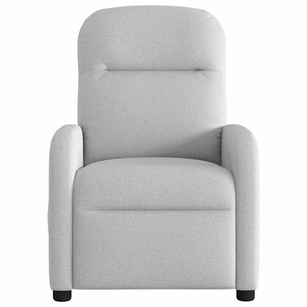 Massagefåtölj molngrå tyg