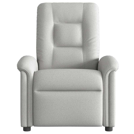 Massagefåtölj molngrå tyg
